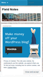 Mobile Screenshot of fieldnotesphilly.wordpress.com