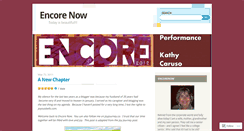 Desktop Screenshot of encorenow.wordpress.com