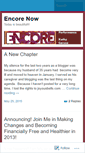 Mobile Screenshot of encorenow.wordpress.com