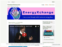 Tablet Screenshot of energyxchange.wordpress.com