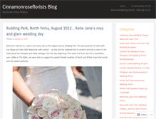 Tablet Screenshot of cinnamonroseflorists.wordpress.com