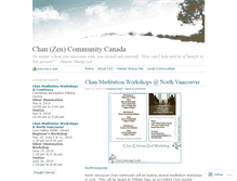 Tablet Screenshot of chancommunitycanada.wordpress.com