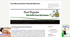Desktop Screenshot of caramenyembuhkanrematik94.wordpress.com