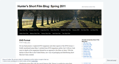 Desktop Screenshot of huntershortfilm.wordpress.com