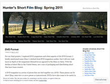 Tablet Screenshot of huntershortfilm.wordpress.com