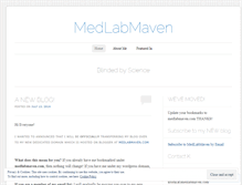 Tablet Screenshot of medlabmaven.wordpress.com