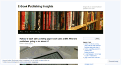 Desktop Screenshot of ebookpublishinginsights.wordpress.com
