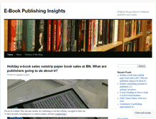 Tablet Screenshot of ebookpublishinginsights.wordpress.com
