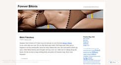Desktop Screenshot of foreverbikinis.wordpress.com