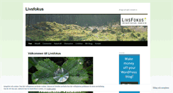 Desktop Screenshot of livsfokusnu.wordpress.com