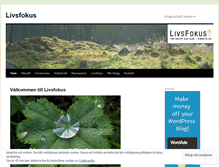 Tablet Screenshot of livsfokusnu.wordpress.com