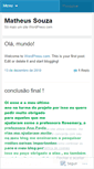 Mobile Screenshot of matheusznp.wordpress.com