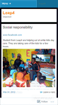 Mobile Screenshot of leap4diepsloot.wordpress.com