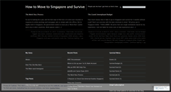 Desktop Screenshot of movingtosg.wordpress.com