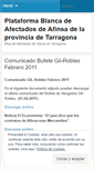 Mobile Screenshot of plataformablancaafinsatarragona.wordpress.com