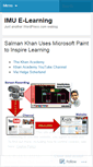 Mobile Screenshot of imuelearning.wordpress.com