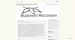 Desktop Screenshot of buddhistrecoveryorg.wordpress.com