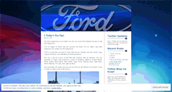 Desktop Screenshot of fordsupernova.wordpress.com