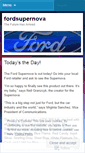 Mobile Screenshot of fordsupernova.wordpress.com