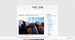 Desktop Screenshot of matthilde.wordpress.com