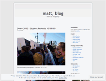 Tablet Screenshot of matthilde.wordpress.com