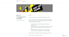 Desktop Screenshot of bdegeavienne.wordpress.com