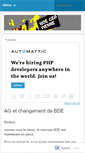 Mobile Screenshot of bdegeavienne.wordpress.com