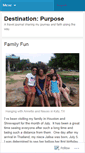 Mobile Screenshot of destinationpurpose.wordpress.com