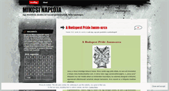 Desktop Screenshot of mikcsi.wordpress.com