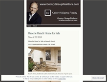 Tablet Screenshot of gentrygroup.wordpress.com