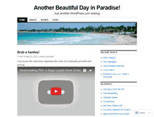 Tablet Screenshot of anotherbeautifulday.wordpress.com