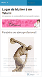 Mobile Screenshot of judofeminino.wordpress.com