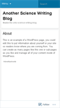 Mobile Screenshot of 2sciencewriting.wordpress.com