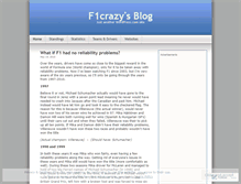 Tablet Screenshot of f1crazy1.wordpress.com