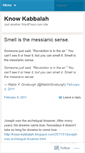 Mobile Screenshot of knowkabbalah.wordpress.com