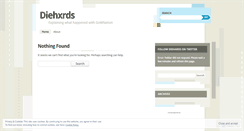 Desktop Screenshot of diehxrds.wordpress.com