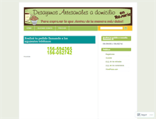 Tablet Screenshot of desayunoenrosario.wordpress.com
