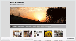 Desktop Screenshot of missionfalestine.wordpress.com