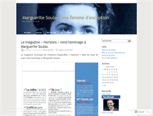 Tablet Screenshot of margueritesoulas.wordpress.com