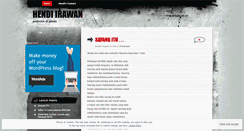 Desktop Screenshot of hendirawan.wordpress.com