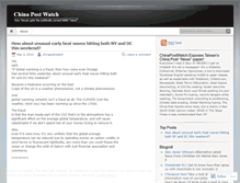 Tablet Screenshot of chinapostwatch.wordpress.com