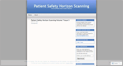 Desktop Screenshot of patientsafetynwpctl.wordpress.com