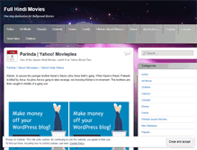 Tablet Screenshot of fullhindimovies.wordpress.com
