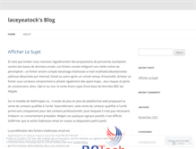 Tablet Screenshot of laceyeatock.wordpress.com