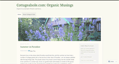 Desktop Screenshot of cottagealsole.wordpress.com