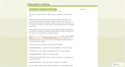 Desktop Screenshot of clebeaupin.wordpress.com