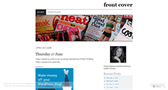 Desktop Screenshot of frontcovered.wordpress.com