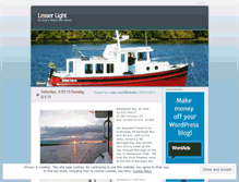 Tablet Screenshot of lesserlight.wordpress.com