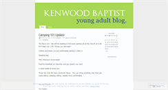 Desktop Screenshot of kenwoodbaptist.wordpress.com