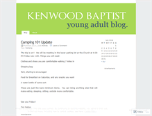 Tablet Screenshot of kenwoodbaptist.wordpress.com